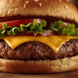 ชีสเบอร์เกอร์หมู