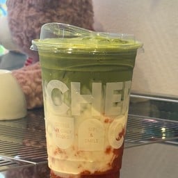 สตอเบอร์รี่มัจฉะลาเต้