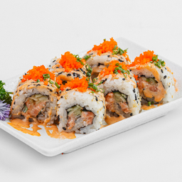 โรลสไปซี่แซลมอน (Spicy Salmon Roll)
