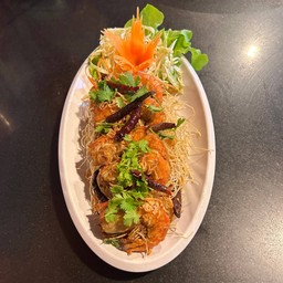 กุ้งซอสมะขาม