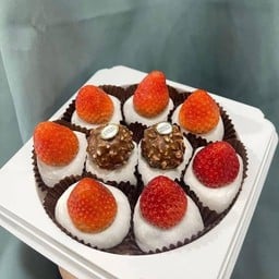 Nang daifuku ขนมไดฟูกุสตอเบอรี่สด