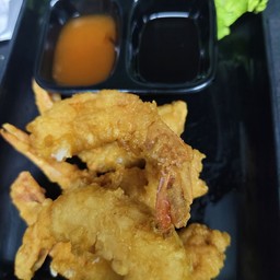 กุ้งชุปแป้งทอด