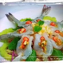 กุ้งแช่น้ำปลา