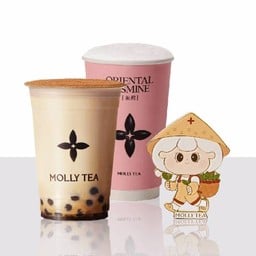 Premium Jasmine Milk Tea + Tongmu Lapsang Bubble Tea + Magnet