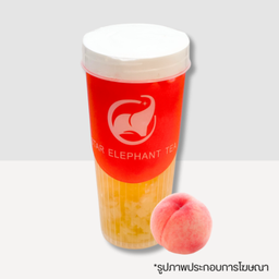 ชาพีชปั่นครีมชีส peach smoothie and creamcheese