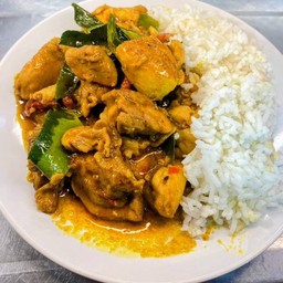 ข้าวแกงคั่วไก่