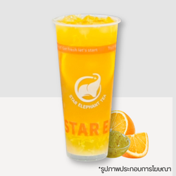 ชาส้มไข่มุกดอกหอมหมื่นลี้Orange Tea with osmanthus boba