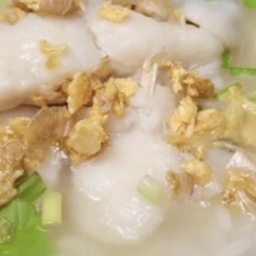 KH01.48 ข้าวต้มปลาดอลลี่ 50 กรัม /เลือกเนื้อสัตว์ใส่เพิ่มได้