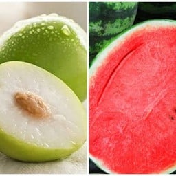 พุทรา + แตงโม [เซ็ตกล่อง 2 ช่อง]