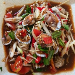 ตำหอยแครง