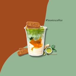 New! Biscoff Matcha Latte (มัทฉะบิสคอฟลาเต้)