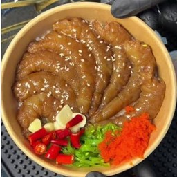 ข้าวหน้ากุ้งดองซีอิ๊ว