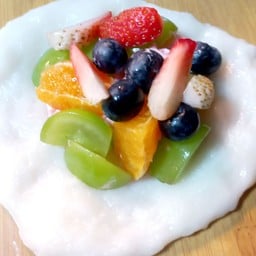 โมจิครีมชีสผลไม้ ตลาดเบิร์ดมาร์เก็ต