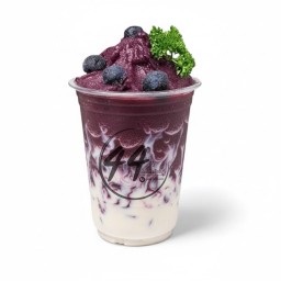 บลูเบอร์รี สมู๊ตตี้ นมสด