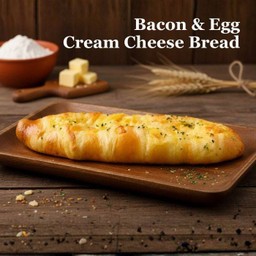 ปังเบคอนครีมไข่ต้ม