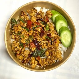 มีกะเพรา กะเพรา ไข่ข้น