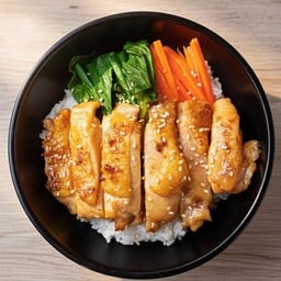 ข้าวไข่เจียวบุฟเฟต์ ,เทอริยากิ White kitchen ศรีนครินทร์ 13