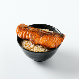 621-LM Duo Salmon Teriyaki Don