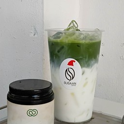 Matcha with milk