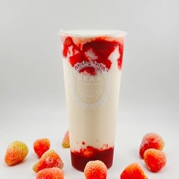 Slushy Korea Strawberry milk shake (ไม่ใส่ชา ไม่มีคาเฟอีน)