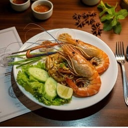 ผัดไทกุ้งแม่น้ำ