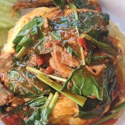 ข้าวคะน้าปลากระป๋อง