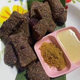 ข้าวปุกงาทอด