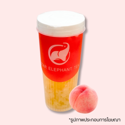 ชาพีชปั่นครีมชีส peach smoothie and creamcheese 桃桃茉莉冰沙