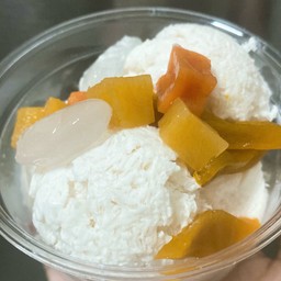 ไอติมกะทิสดเข้มข้น เกล็ดหิมะ