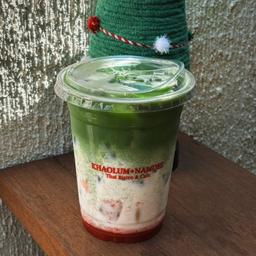 STRAWBERRY MATCHA LATTE