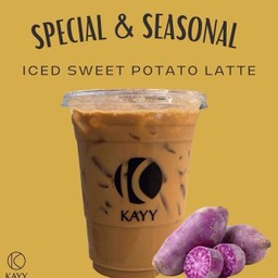 Iced Purple Sweet Potato Latte ( D )