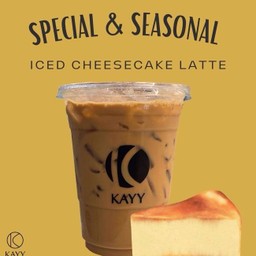 Iced Strawberry Cheesecake Latte ( D )