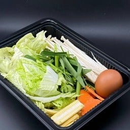 ชุดผัก+ไข่ไก่