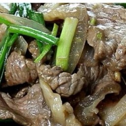 Ki01.28 ผัดน้ำมันหอยเนื้อวัว 150 กรัม