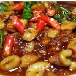 Ki01.29 ผัดพริกเผาไส้ตันหมู 150 กรัม