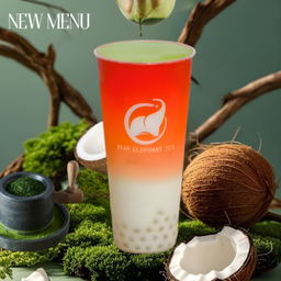 มะพร้าวนมมัทฉะ Coconut Milk Matcha Cold Foam