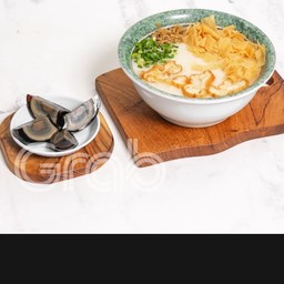 โจ๊กทุกอย่าง+ใข่เยี่ยวม้า