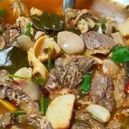 Ki01.958 ต้มขมเครื่องในเนื้อวัว 150 กรัม (ต้มแซ่บ/แจ้งได้)