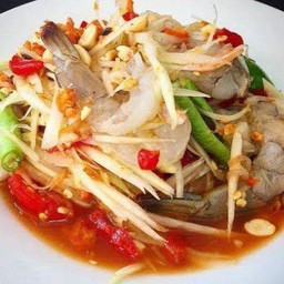 ตำไทยกุ้งสด