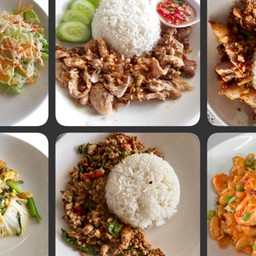 สถานีเช็คอิน (อาหาร เครื่องดื่มหลากหลายเมนู) แฮปปี้แลนด์ อิ่มจุกๆๆ