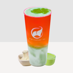 นมปั่นมัทฉะโมจิ Blended Matcha  Mochi Milk