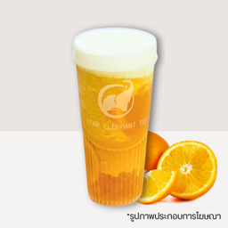 ชาส้มปั่นครีมชีสOrange smoothie with creamcheese