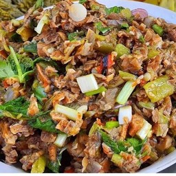 ซุปเห็ดกระด้างใส่ปลา