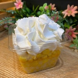 ข้าวโพดคลุกเนย+วิปครีม