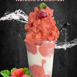 สมูทตี้สตอเบอร์รี่โยเกิร์ต