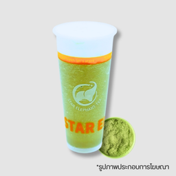 มัทฉะปั่นครีมชีสMatcha smoothie with creamcheese