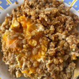 ข้าวหน้าหมูสับคั่วซีอิ๊วไข่ตอก