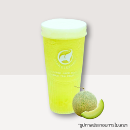 ชาเมล่อนปั่นครีมชีส Melon smoothie with creamcheese