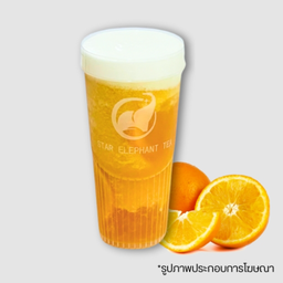 ชาส้มปั่นครีมชีสOrange smoothie with creamcheese