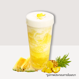 ชาสับปะรดปั่นครีมชีสPineapple  smoothie with creamcheese